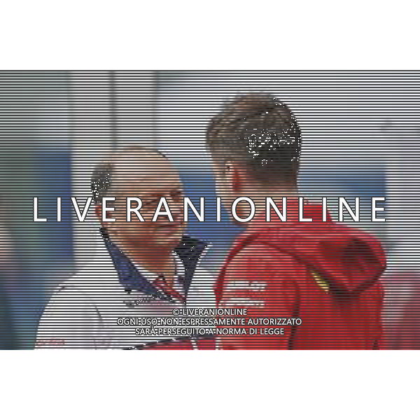 (L to R): Frederic Vasseur (FRA) Alfa Romeo Racing Team Principal with Charles Leclerc (MON) Ferrari. 25.10.2019. Formula 1 World Championship, Rd 18, Mexican Grand Prix, Mexico City, Mexico, Practice Day. ©/AGENZIA ALDO LIVERANI Sas - ITALY ONLY EDITORIAL USE ONLY - GP F1 MESSICO PROVE LIBERE CITTA\' DEL MESSICO 25.10.2019