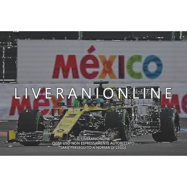 Daniel Ricciardo (AUS) Renault F1 Team RS19. 25.10.2019. Formula 1 World Championship, Rd 18, Mexican Grand Prix, Mexico City, Mexico, Practice Day. ©/AGENZIA ALDO LIVERANI Sas - ITALY ONLY EDITORIAL USE ONLY - GP F1 MESSICO PROVE LIBERE CITTA\' DEL MESSICO 25.10.2019