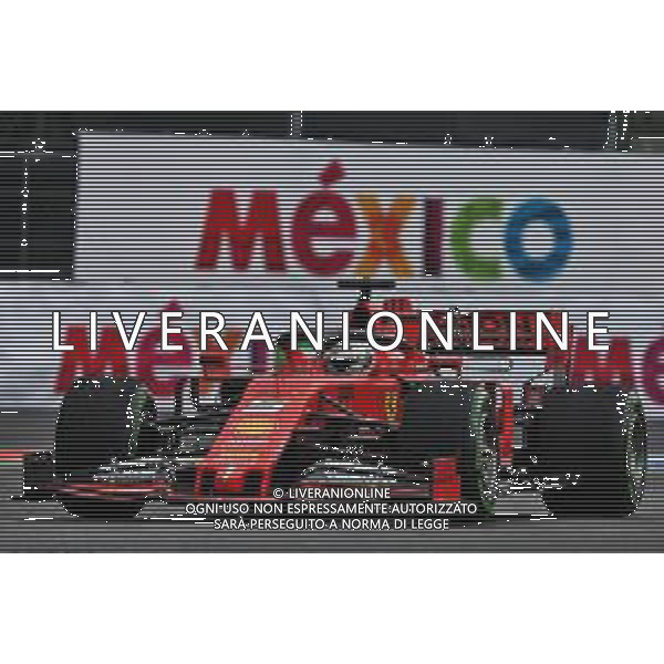 Sebastian Vettel (GER) Ferrari SF90. 25.10.2019. Formula 1 World Championship, Rd 18, Mexican Grand Prix, Mexico City, Mexico, Practice Day. ©/AGENZIA ALDO LIVERANI Sas - ITALY ONLY EDITORIAL USE ONLY - GP F1 MESSICO PROVE LIBERE CITTA\' DEL MESSICO 25.10.2019
