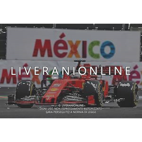 Sebastian Vettel (GER) Ferrari SF90. 25.10.2019. Formula 1 World Championship, Rd 18, Mexican Grand Prix, Mexico City, Mexico, Practice Day. AG ALDO LIVERANI SAS-ONLY ITALY