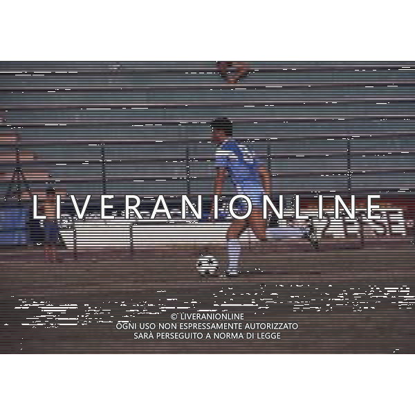 RETROSPETTIVA SALVATORE GIUNTA CALCIATORE NELLA FOTO SALVATORE GIUNTA CON LA MAGLIA DEL BRESCIA CALCIO AG ALDO LIVERANI SAS