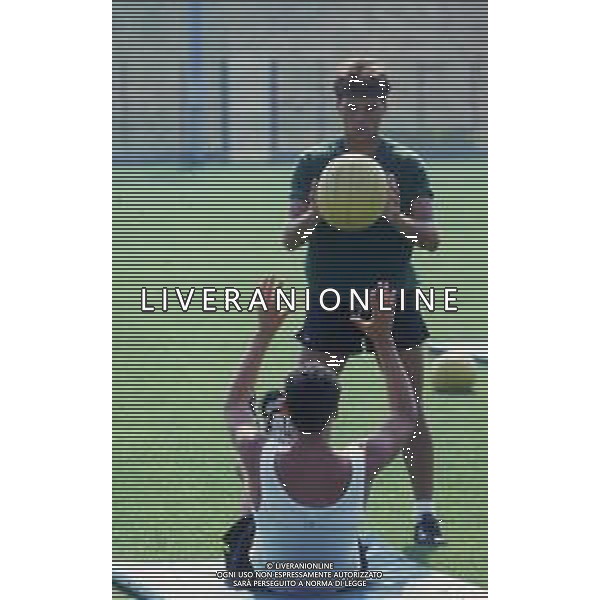 RETROSPETTIVA MAURIZIO IORIO CALCIATORE NELLA FOTO MAURIZIO IORIO IN ALLENAMENTO CON LA FIORENTINA CALCIO AG ALDO LIVERANI SAS