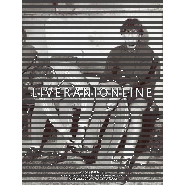 RETROSPETTIVA MAURIZIO IORIO CALCIATORE NELLA FOTO MAURIZIO IORIO IN ALLENAMENTO CON IL TORINO CALCIO AG ALDO LIVERANI SAS 