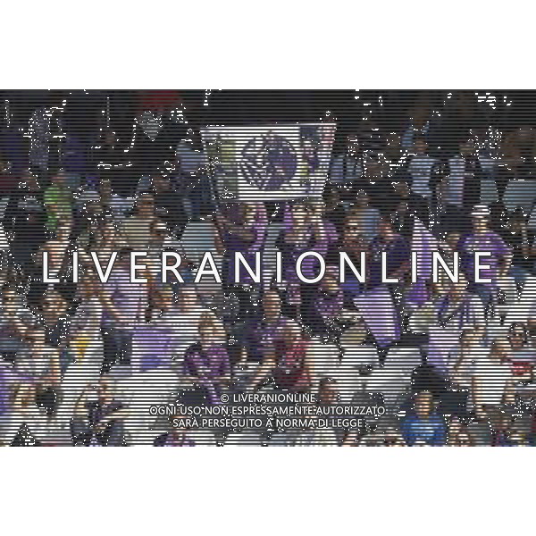 Finale Supercoppa Italiana Femminile - Juventus vs Fiorentina 27/10/2019 nella foto: tifosi della fiorentina ©Claudio Zamagni/Agenzia Aldo Liverani supporters of fiorentina during Final Italian Supercup womans match between Juventus and Fiorentina at Orogel Dino Manuzzi Stadium on October 27 2019 photo credit by Claudio Zamagni/Aldo Liverani Photo Agency