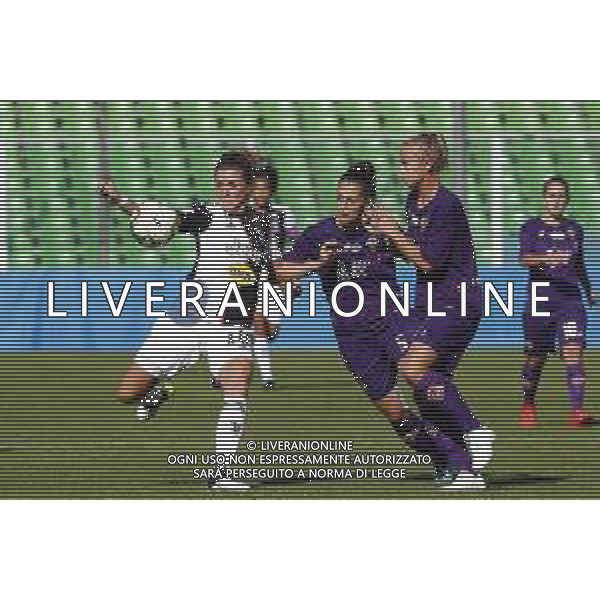 Finale Supercoppa Italiana Femminile - Juventus vs Fiorentina 27/10/2019 nella foto: Cristiana Girelli(Juventus) Alice Tortelli(Fiorentina) ©Claudio Zamagni/Agenzia Aldo Liverani Cristiana Girelli(Juventus) Alice Tortelli(Fiorentina) during Final Italian Supercup womans match between Juventus and Fiorentina at Orogel Dino Manuzzi Stadium on October 27 2019 photo credit by Claudio Zamagni/Aldo Liverani Photo Agency