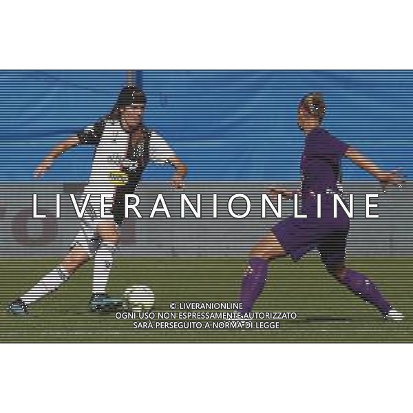 Finale Supercoppa Italiana Femminile - Juventus vs Fiorentina 27/10/2019 nella foto: Sofie Pedersen(Juventus) Stephanie Breitner(Fiorentina) ©Claudio Zamagni/Agenzia Aldo Liverani Sofie Pedersen(Juventus) Stephanie Breitner(Fiorentina) during Final Italian Supercup womans match between Juventus and Fiorentina at Orogel Dino Manuzzi Stadium on October 27 2019 photo credit by Claudio Zamagni/Aldo Liverani Photo Agency