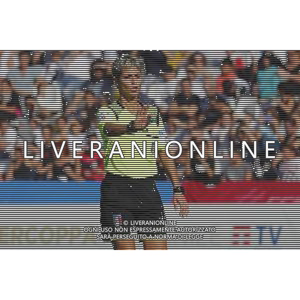 Finale Supercoppa Italiana Femminile - Juventus vs Fiorentina 27/10/2019 nella foto: arbitro graziella pirriatore ©Claudio Zamagni/Agenzia Aldo Liverani referee graziella pirriatore during Final Italian Supercup womans match between Juventus and Fiorentina at Orogel Dino Manuzzi Stadium on October 27 2019 photo credit by Claudio Zamagni/Aldo Liverani Photo Agency