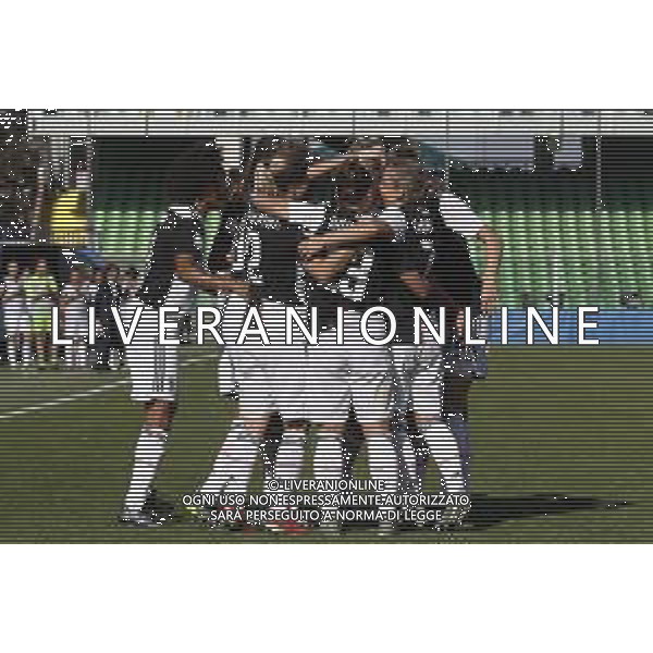 Finale Supercoppa Italiana Femminile - Juventus vs Fiorentina 27/10/2019 nella foto: Esultanza juventus dopo il goal ©Claudio Zamagni/Agenzia Aldo Liverani juventus celebrates after scoring a goal during Final Italian Supercup womans match between Juventus and Fiorentina at Orogel Dino Manuzzi Stadium on October 27 2019 photo credit by Claudio Zamagni/Aldo Liverani Photo Agency