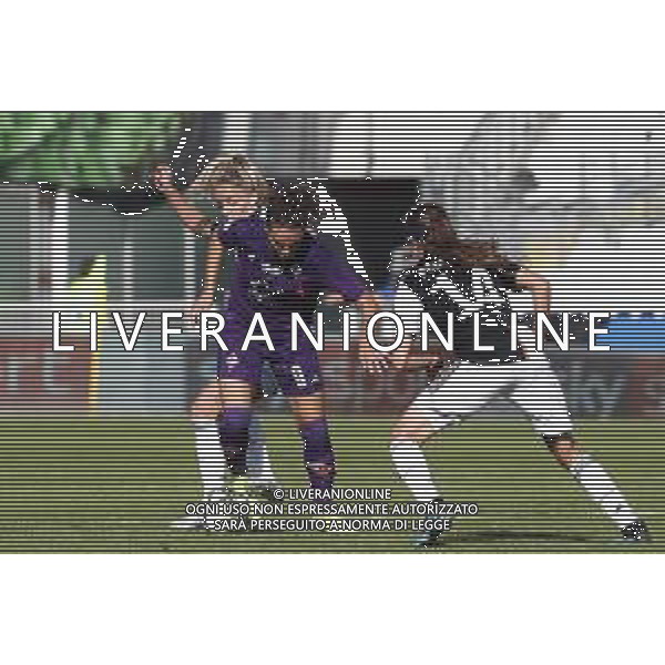Finale Supercoppa Italiana Femminile - Juventus vs Fiorentina 27/10/2019 nella foto: Ilaria Mauro(Fiorentina) Tuija Hyyrynen(Juventus)Sofie Pedersen(Juventus) ©Claudio Zamagni/Agenzia Aldo Liverani Ilaria Mauro(Fiorentina) Tuija Hyyrynen(Juventus)Sofie Pedersen(Juventus) during Final Italian Supercup womans match between Juventus and Fiorentina at Orogel Dino Manuzzi Stadium on October 27 2019 photo credit by Claudio Zamagni/Aldo Liverani Photo Agency