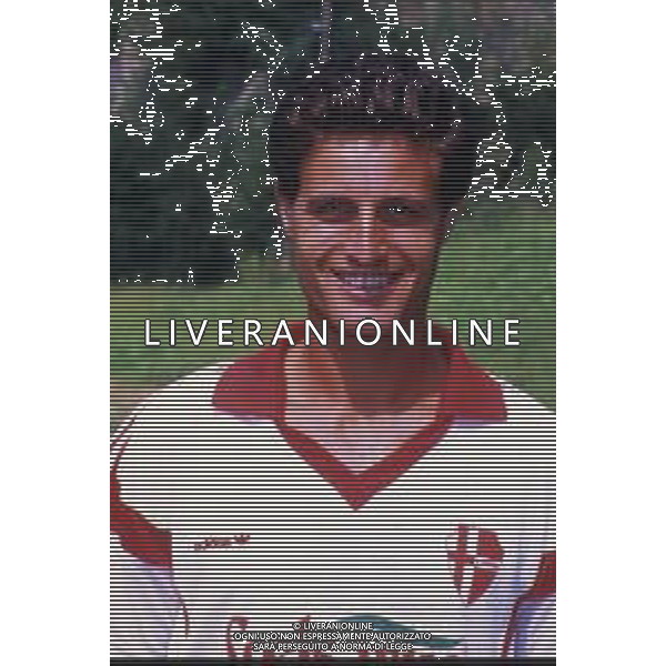 RETROSPETTIVA VALIGI CLAUDIO CALCIATORE NELLA FOTO CLAUDIO VALIGI CON LA MAGLIA DEL PADOVA CALCIO AG ALDO LIVERANI SAS