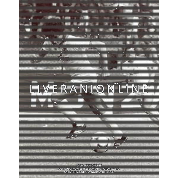 RETROSPETTIVA VALIGI CLAUDIO CALCIATORE NELLA FOTO CLAUDIO VALIGI CON LA MAGLIA DEL PERUGIA CALCIO AG ALDO LIVERANI SAS