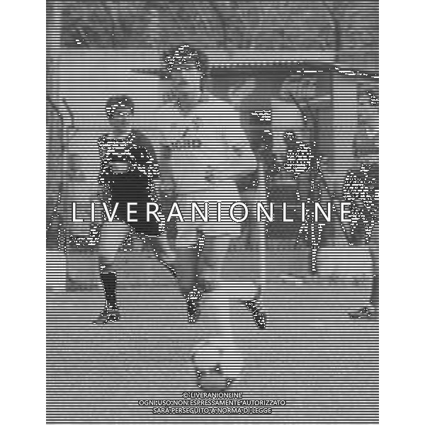 RETROSPETTIVA VALIGI CLAUDIO CALCIATORE NELLA FOTO CLAUDIO VALIGI CON LA MAGLIA DEL PERUGIA CALCIO AG ALDO LIVERANI SAS
