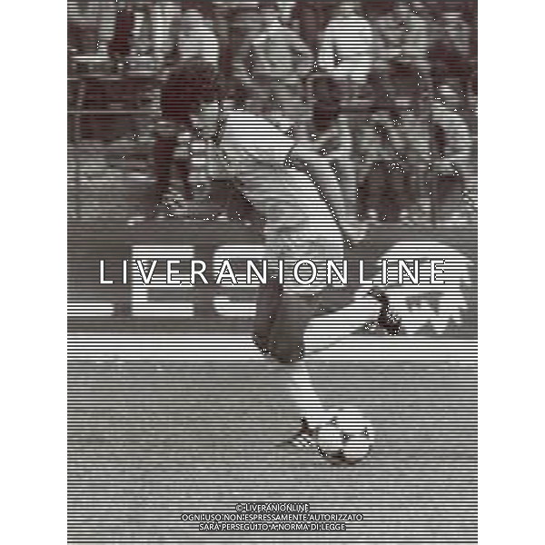 RETROSPETTIVA VALIGI CLAUDIO CALCIATORE NELLA FOTO CLAUDIO VALIGI CON LA MAGLIA DEL PERUGIA CALCIO AG ALDO LIVERANI SAS