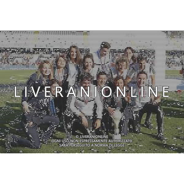 Finale Supercoppa Italiana Femminile - Juventus vs Fiorentina 27/10/2019 nella foto: esultanza finale juventus per la vittoria della supercoppa ©Claudio Zamagni/Agenzia Aldo Liverani during Final Italian Supercup womans match between Juventus and Fiorentina at Orogel Dino Manuzzi Stadium on October 27 2019 photo credit by Claudio Zamagni/Aldo Liverani Photo Agency