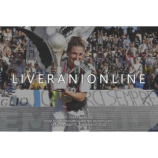 Finale Supercoppa Italiana Femminile - Juventus vs Fiorentina 27/10/2019 nella foto: esultanza finale Cristiana Girelli(Juventus) per la vittoria della supercoppa ©Claudio Zamagni/Agenzia Aldo Liverani during Final Italian Supercup womans match between Juventus and Fiorentina at Orogel Dino Manuzzi Stadium on October 27 2019 photo credit by Claudio Zamagni/Aldo Liverani Photo Agency