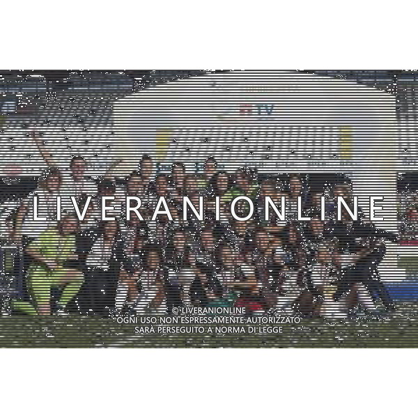 Finale Supercoppa Italiana Femminile - Juventus vs Fiorentina 27/10/2019 nella foto: esultanza finale juventus per la vittoria della supercoppa ©Claudio Zamagni/Agenzia Aldo Liverani during Final Italian Supercup womans match between Juventus and Fiorentina at Orogel Dino Manuzzi Stadium on October 27 2019 photo credit by Claudio Zamagni/Aldo Liverani Photo Agency