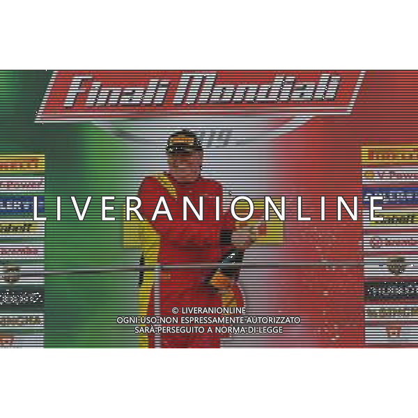 Ferrari Challenge Scarperia e San Piero, Italia 27/10/2019 Finali Mondiali Ferrari - Mugello 2019 Nella foto: Podio Ferrari challenge Coppa Shell FOTO ALESSIO MARINI-AG ALDO LIVERANI SAS