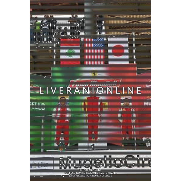 Ferrari Challenge Scarperia e San Piero, Italia 27/10/2019 Finali Mondiali Ferrari - Mugello 2019 Nella foto: Podio Ferrari challenge Coppa Shell FOTO ALESSIO MARINI-AG ALDO LIVERANI SAS