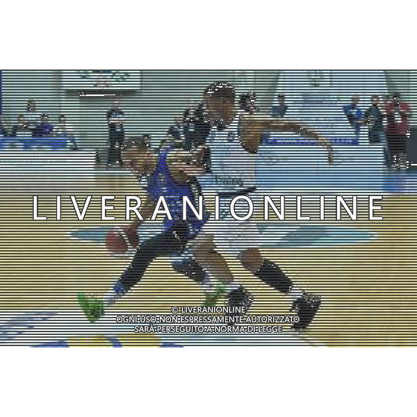 Jerrells e Clark Acqua S.Bernardo Cantu\' vs Banco di Sardegna Sassari Campionato Serie A - 6a giornata PalaBancoDesio - Desio (MB) 27-10-2019 foto Roberto Garavaglia - ag. Aldo Liverani sas / AGENZIA ALDO LIVERANI SAS