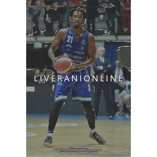 Dyshawn Pierre (Sassari) Acqua S.Bernardo Cantu’ vs Banco di Sardegna Sassari Campionato Serie A - 6° giornata PalaBancoDesio - Desio (MB) 27-10-2019 foto Roberto Garavaglia - ag. Aldo Liverani sas