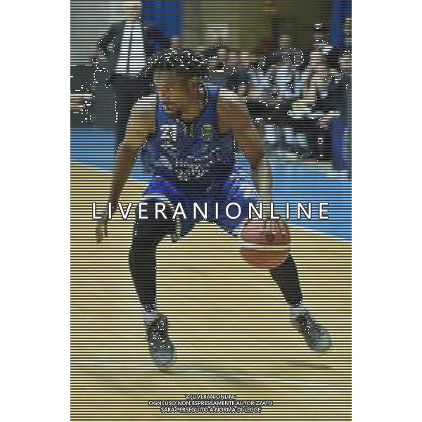 Dyshawn Pierre (Sassari) Acqua S.Bernardo Cantu’ vs Banco di Sardegna Sassari Campionato Serie A - 6° giornata PalaBancoDesio - Desio (MB) 27-10-2019 foto Roberto Garavaglia - ag. Aldo Liverani sas