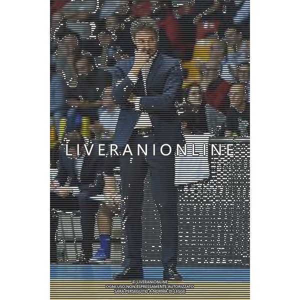 Gianmarco Pozzecco allenatore Sassari Acqua S.Bernardo Cantu’ vs Banco di Sardegna Sassari Campionato Serie A - 6° giornata PalaBancoDesio - Desio (MB) 27-10-2019 foto Roberto Garavaglia - ag. Aldo Liverani sas