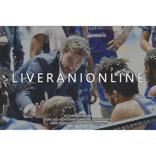 Gianmarco Pozzecco allenatore Sassari Acqua S.Bernardo Cantu’ vs Banco di Sardegna Sassari Campionato Serie A - 6° giornata PalaBancoDesio - Desio (MB) 27-10-2019 foto Roberto Garavaglia - ag. Aldo Liverani sas