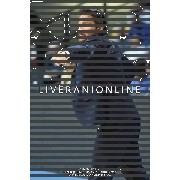 Gianmarco Pozzecco allenatore Sassari Acqua S.Bernardo Cantu’ vs Banco di Sardegna Sassari Campionato Serie A - 6° giornata PalaBancoDesio - Desio (MB) 27-10-2019 foto Roberto Garavaglia - ag. Aldo Liverani sas
