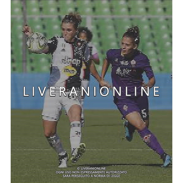 Finale Supercoppa Italiana Femminile - Juventus vs Fiorentina 27/10/2019 nella foto: Cristiana Girelli(Juventus) Alice Tortelli(Fiorentina) ©Claudio Zamagni/Agenzia Aldo Liverani Cristiana Girelli(Juventus) Alice Tortelli(Fiorentina) during Final Italian Supercup womans match between Juventus and Fiorentina at Orogel Dino Manuzzi Stadium on October 27 2019 photo credit by Claudio Zamagni/Aldo Liverani Photo Agency