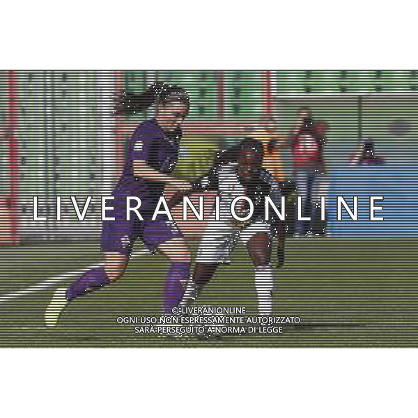 Finale Supercoppa Italiana Femminile - Juventus vs Fiorentina 27/10/2019 nella foto: Allia Guagni(Fiorentina) Eniola Aluko(Juventus) ©Claudio Zamagni/Agenzia Aldo Liverani Allia Guagni(Fiorentina) Eniola Aluko(Juventus) during Final Italian Supercup womans match between Juventus and Fiorentina at Orogel Dino Manuzzi Stadium on October 27 2019 photo credit by Claudio Zamagni/Aldo Liverani Photo Agency