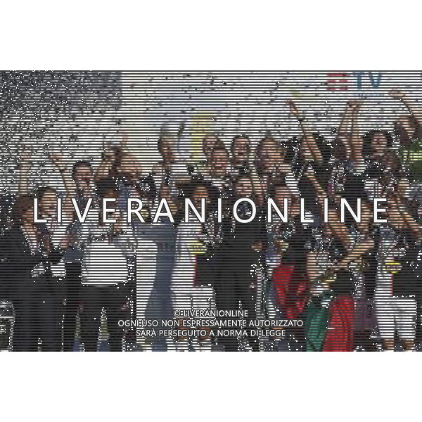 Finale Supercoppa Italiana Femminile - Juventus vs Fiorentina 27/10/2019 nella foto: esultanza finale juventus per la vittoria della supercoppa ©Claudio Zamagni/Agenzia Aldo Liverani final exultation juventus after wining the supercup during Final Italian Supercup womans match between Juventus and Fiorentina at Orogel Dino Manuzzi Stadium on October 27 2019 photo credit by Claudio Zamagni/Aldo Liverani Photo Agency