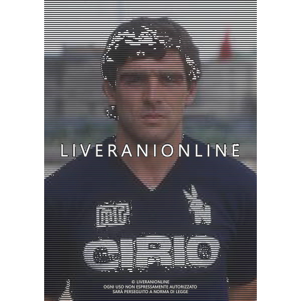 RETROSPETTIVA VINAZZANI CLAUDIO CALCIATORE NELLA FOTO CLAUDIO VINAZZANI CON LA MAGLIA DEL NAPOLI CALCIO AG ALDO LIVERANI SAS