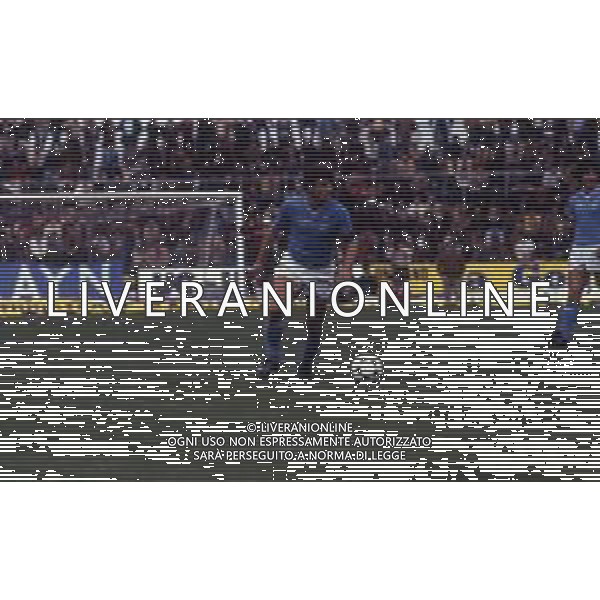 RETROSPETTIVA VINAZZANI CLAUDIO CALCIATORE NELLA FOTO CLAUDIO VINAZZANI CON LA MAGLIA DEL NAPOLI CALCIO AG ALDO LIVERANI SAS