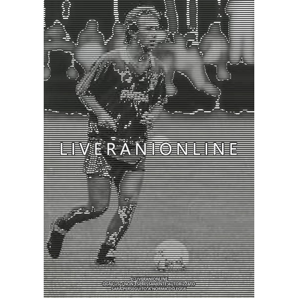 RETROSPETTIVA TULLIO GRITTI CALCIATORE NELLA FOTO TULLIO GRITTI CON LA MAGLIA DEL TORINO CALCIO AG ALDO LIVERANI SAS
