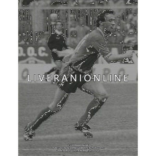 RETROSPETTIVA TULLIO GRITTI CALCIATORE NELLA FOTO TULLIO GRITTI CON LA MAGLIA DEL BRESCIA CALCIO AG ALDO LIVERANI SAS