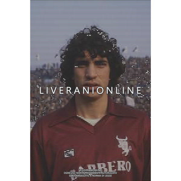 RETROSPETTIVA GIOVANNI FRANCINI CALCIATORE NELLA FOTO GIOVANNI FRANCINI CON LA MAGLIA DEL TORINO CALCIO AG ALDO LIVERANI SAS