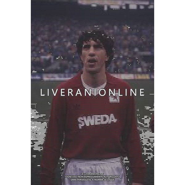 RETROSPETTIVA GIOVANNI FRANCINI CALCIATORE NELLA FOTO GIOVANNI FRANCINI CON LA MAGLIA DEL TORINO CALCIO AG ALDO LIVERANI SAS