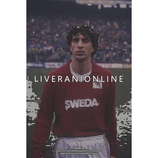 RETROSPETTIVA GIOVANNI FRANCINI CALCIATORE NELLA FOTO GIOVANNI FRANCINI CON LA MAGLIA DEL TORINO CALCIO AG ALDO LIVERANI SAS