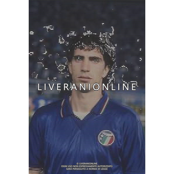 RETROSPETTIVA GIOVANNI FRANCINI CALCIATORE NELLA FOTO GIOVANNI FRANCINI CON LA MAGLIA DELLA NAZIONALE ITALIANA AG ALDO LIVERANI SAS