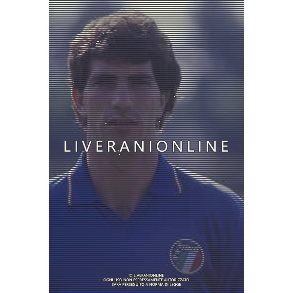 RETROSPETTIVA GIOVANNI FRANCINI CALCIATORE NELLA FOTO GIOVANNI FRANCINI CON LA MAGLIA DELLA NAZIONALE ITALIANA AG ALDO LIVERANI SAS
