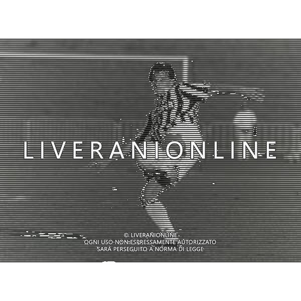 RETROSPETTIVA FRANCESCO BALDINI CALCIATORE NELLA FOTO FRANCESCO BALDINI CON LA MAGLIA DELLA JUVENTUS CALCIO AG ALDO LIVERANI SAS