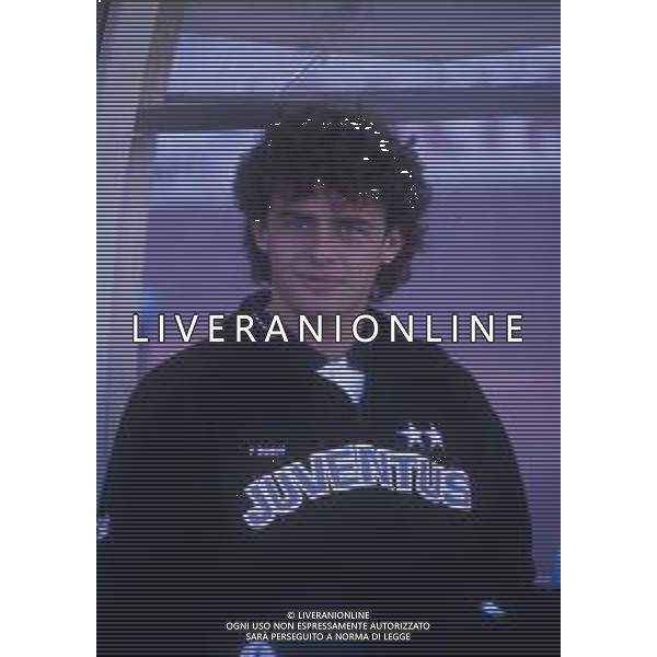 RETROSPETTIVA FRANCESCO BALDINI CALCIATORE NELLA FOTO FRANCESCO BALDINI CON LA MAGLIA DELLA JUVENTUS CALCIO AG ALDO LIVERANI SAS