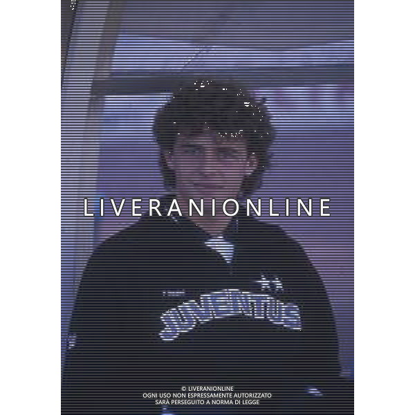 RETROSPETTIVA FRANCESCO BALDINI CALCIATORE NELLA FOTO FRANCESCO BALDINI CON LA MAGLIA DELLA JUVENTUS CALCIO AG ALDO LIVERANI SAS