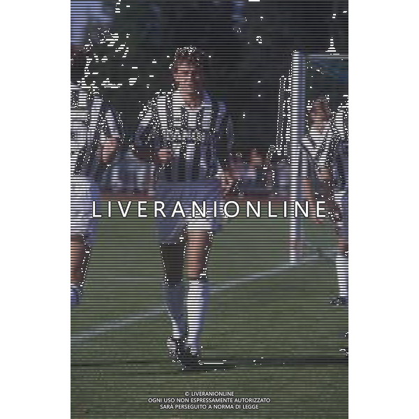 RETROSPETTIVA FRANCESCO BALDINI CALCIATORE NELLA FOTO FRANCESCO BALDINI CON LA MAGLIA DELLA JUVENTUS CALCIO AG ALDO LIVERANI SAS