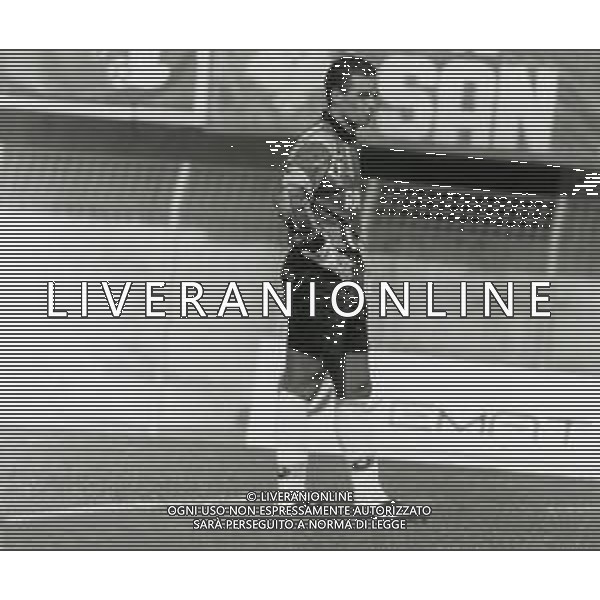 RETROSPETTIVA ATTILIO GREGORI CALCIATORE NELLA FOTO ATTILIO GREGORI CON LA MAGLIA DEL VERONA CALCIO AG ALDO LIVERANI SAS