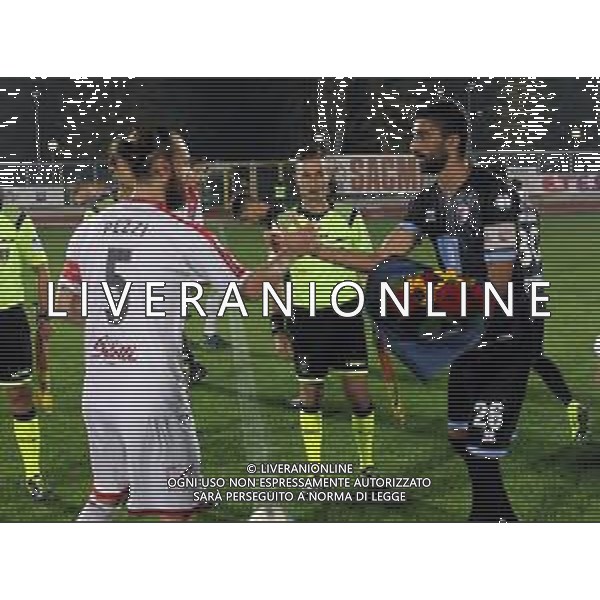 IMOLA 28 10 2019 IMOLESE CALCIO-CARPI 2-1 SERIE C NELLA FOTO PEZZI ENRICO CARPI E FILIPPO CARINI IMOLESE CALCIO FOTO GIANNI SANNA-AG ALDO LIVERANI SAS