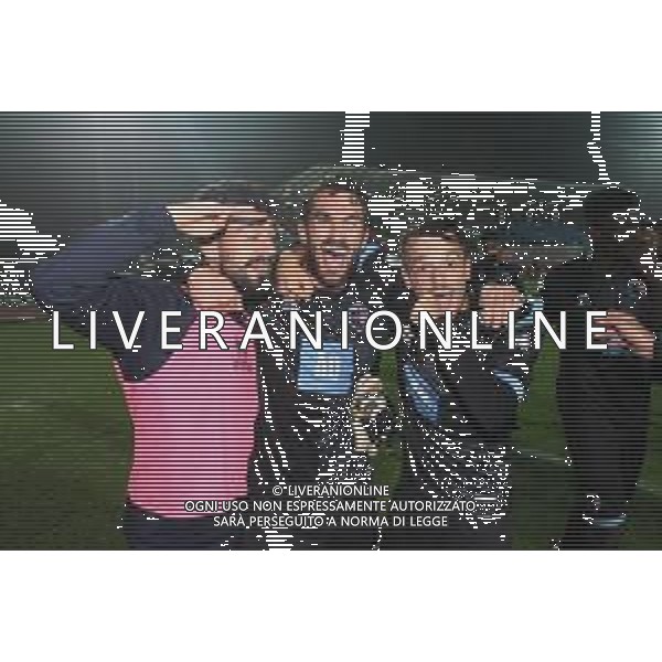 IMOLA 28 10 2019 IMOLESE CALCIO-CARPI 2-1 SERIE C NELLA FOTO DA SINISTRA DAVIDE LIBERTAZZI STEFANO MPADOVAN E TOMMASO TANTONI IMOLESE FOTO GIANNI SANNA-AG ALDO LIVERANI SAS