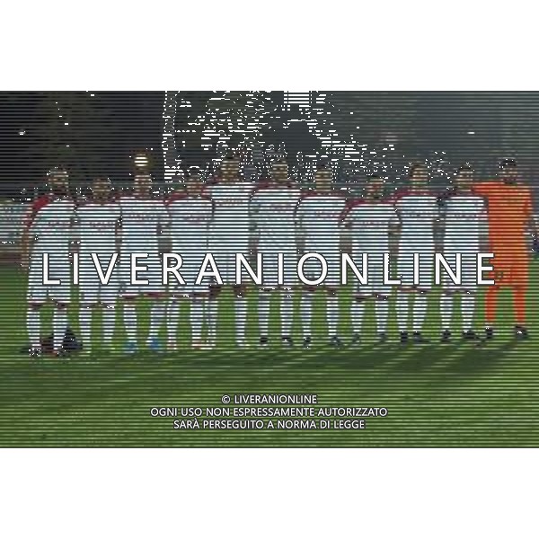 IMOLA 28 10 2019 IMOLESE CALCIO-CARPI 2-1 SERIE C NELLA FOTO SQUADRA DI CARPI CALCIO FOTO GIANNI SANNA-AG ALDO LIVERANI SAS