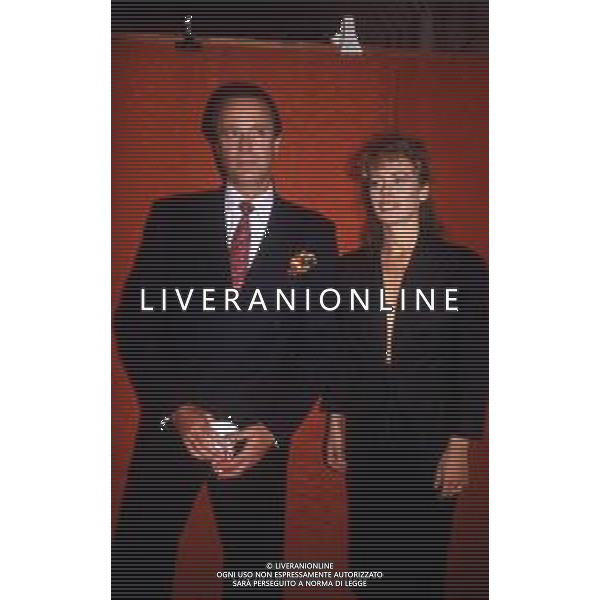PETER Henry FONDA, attore, regista e sceneggiatore statunitense - RETROSPETTIVA Nella foto con Elena Sofia Ricci nel 1989 ©ARCHIVIO / AGENZIA ALDO LIVERANI SAS