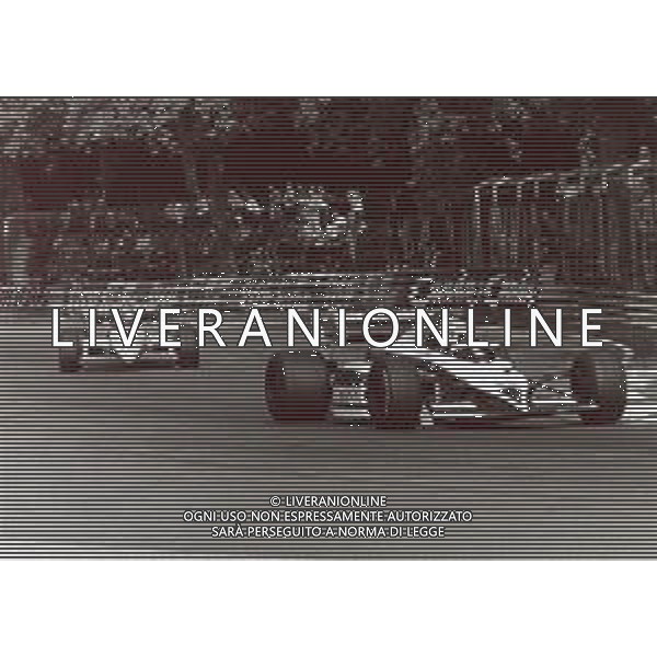 RETROSPETTIVA NELSON PIQUET PILOTA F1-1984 NELLA FOTO NELSON PIQUET AG ALDO LIVERANI SAS